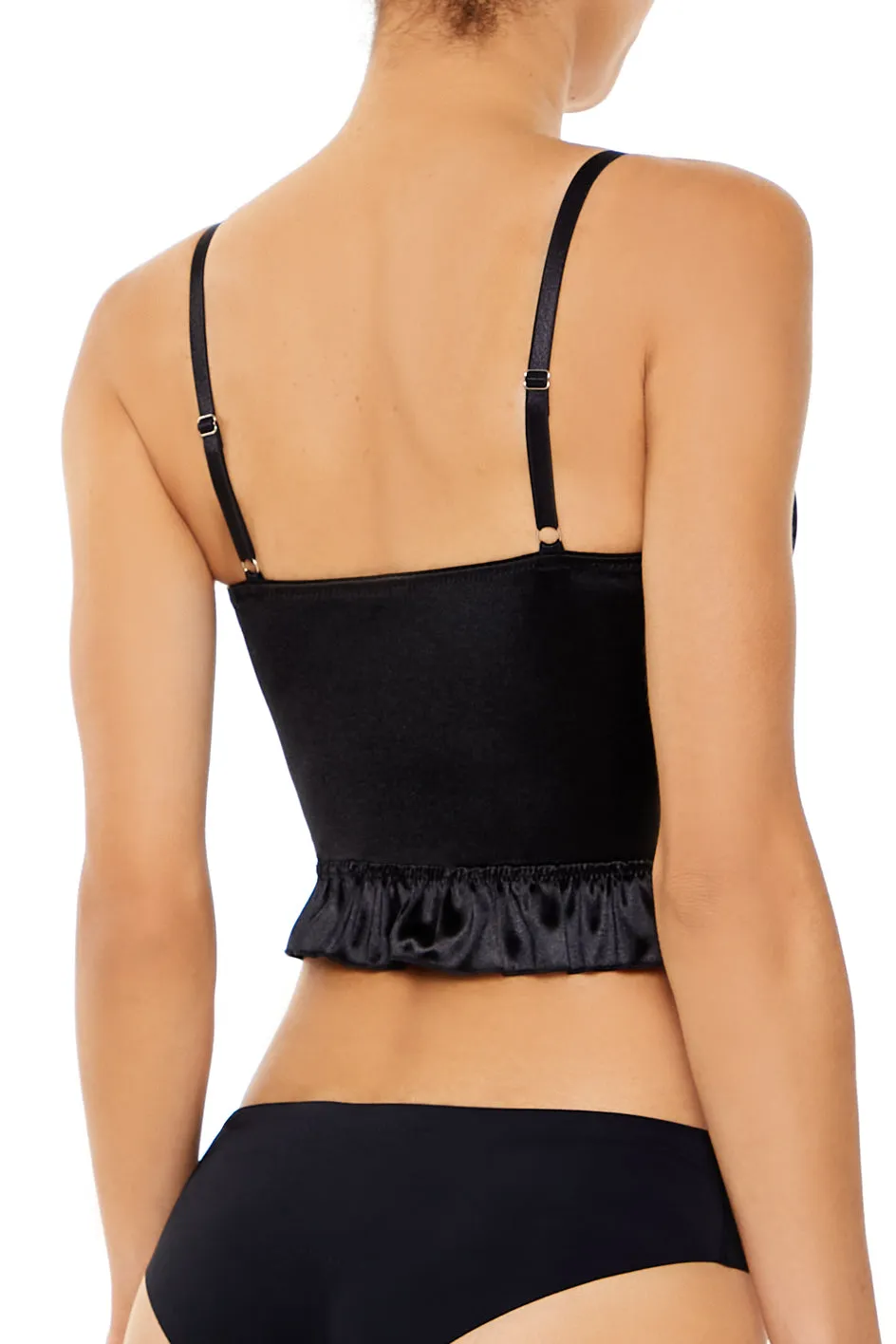 Satin Hook-and-Eye Corset Cami sold by Urban Planet product image thumbnail 2