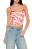 Floral Mesh Combo Bustier Cami sold by Urban Planet