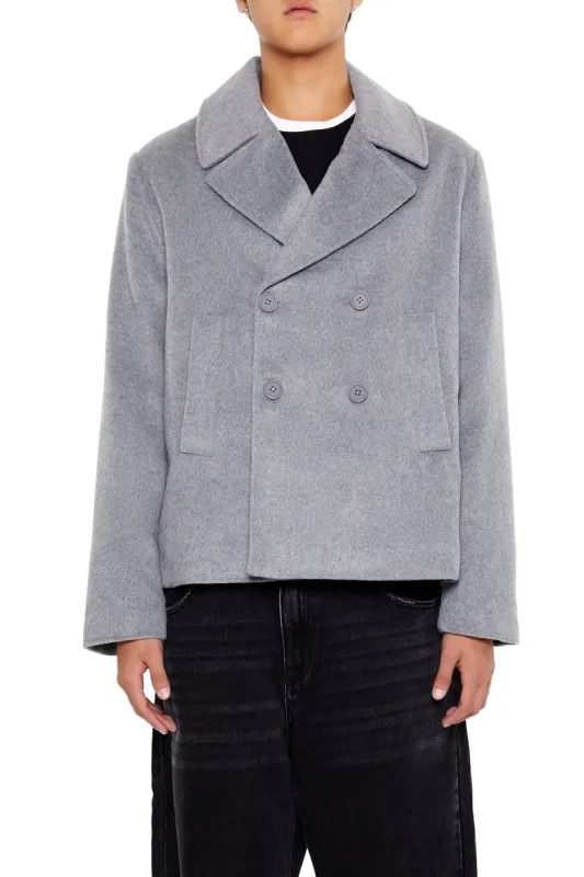 Notched Double Breasted Coat sold by Urban Planet