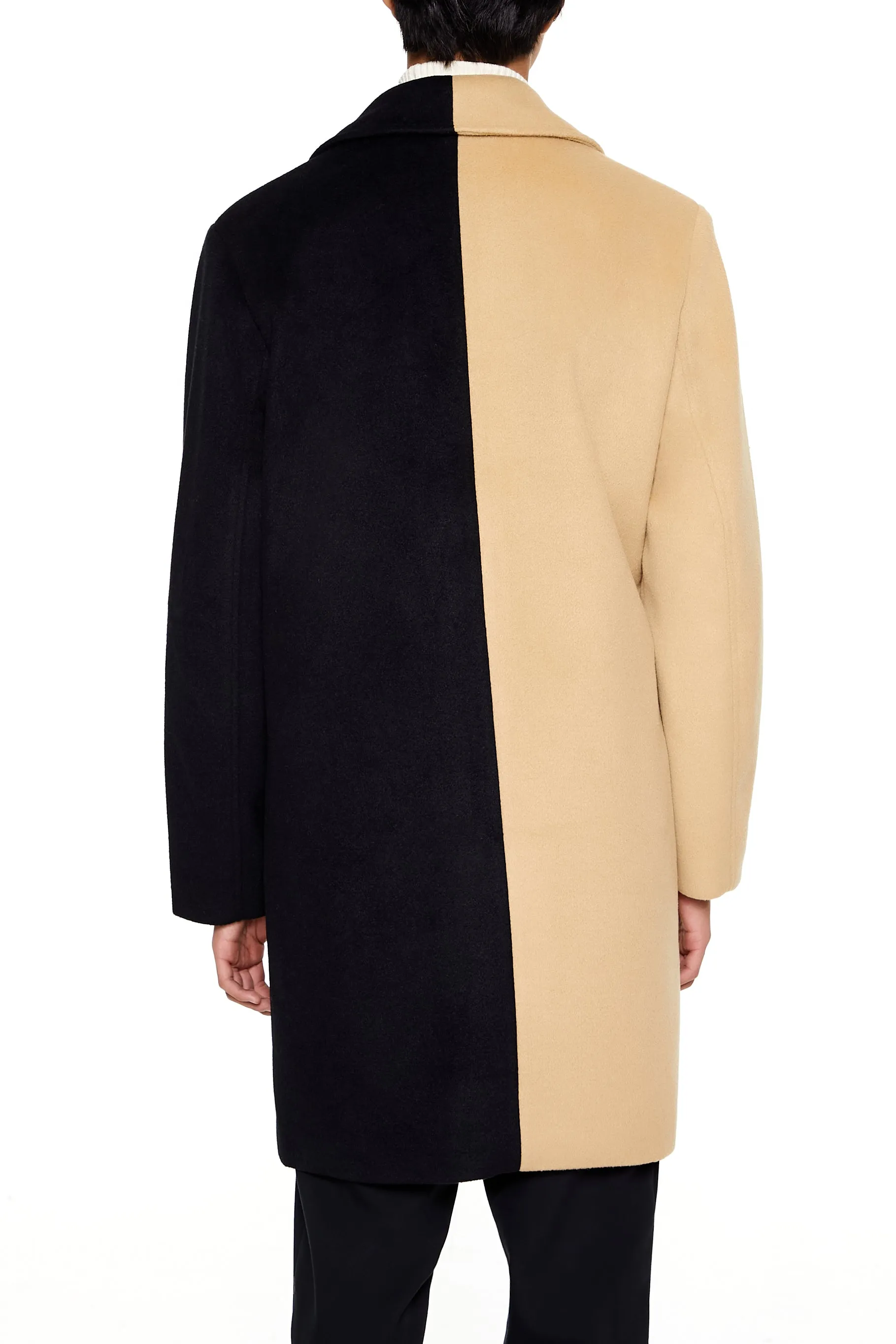 Split Colourblock Coat sold by Urban Planet product image thumbnail 2
