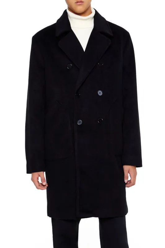 Brushed Double Breasted Coat sold by Urban Planet