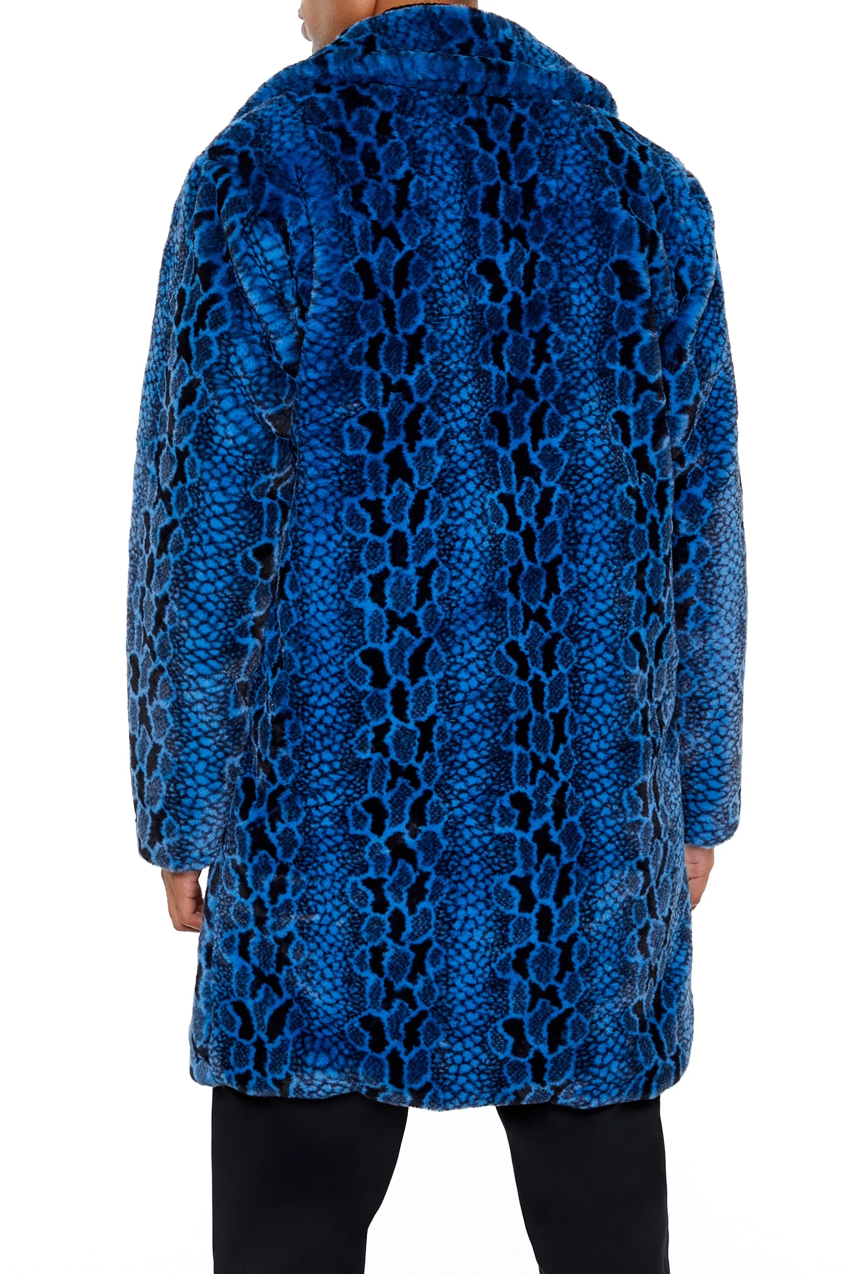 Faux Fur Snake Print Coat sold by Urban Planet product image thumbnail 2