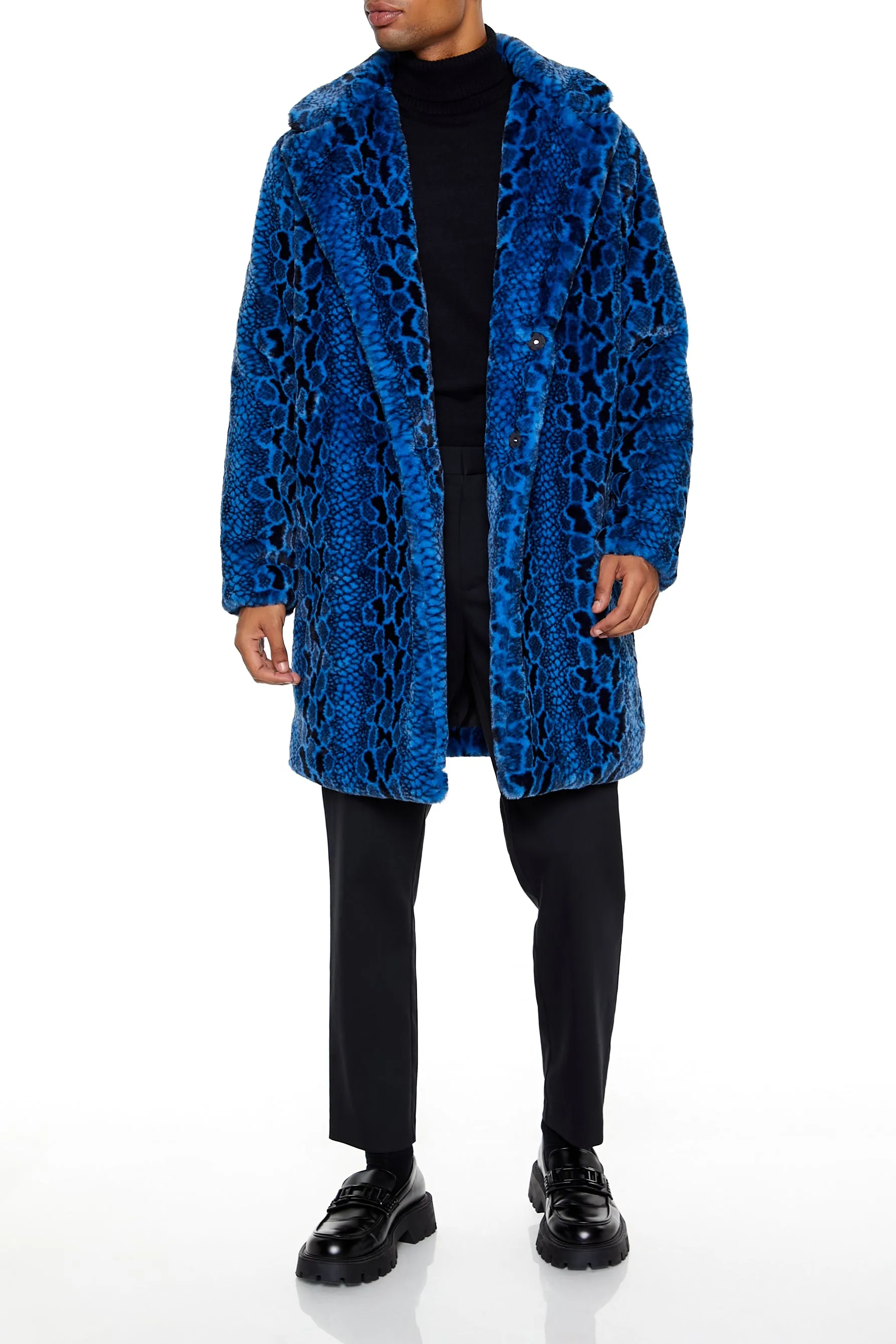 Faux Fur Snake Print Coat sold by Urban Planet product image thumbnail 3