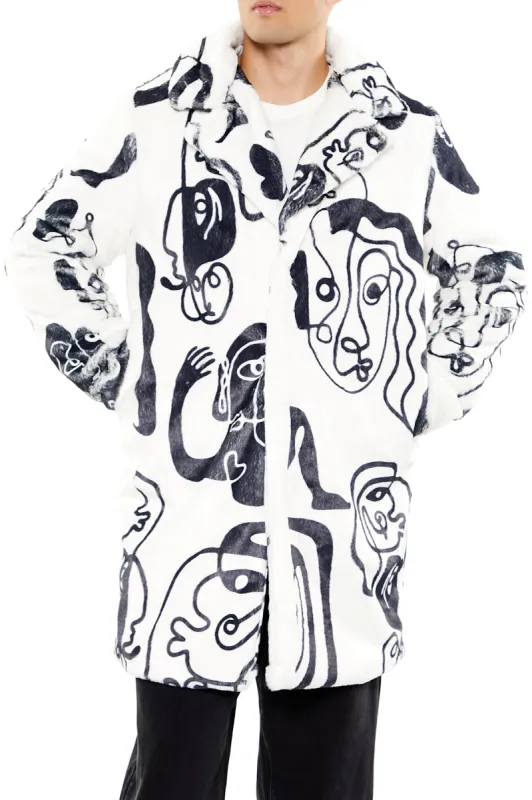 Line Art Longline Coat sold by Urban Planet