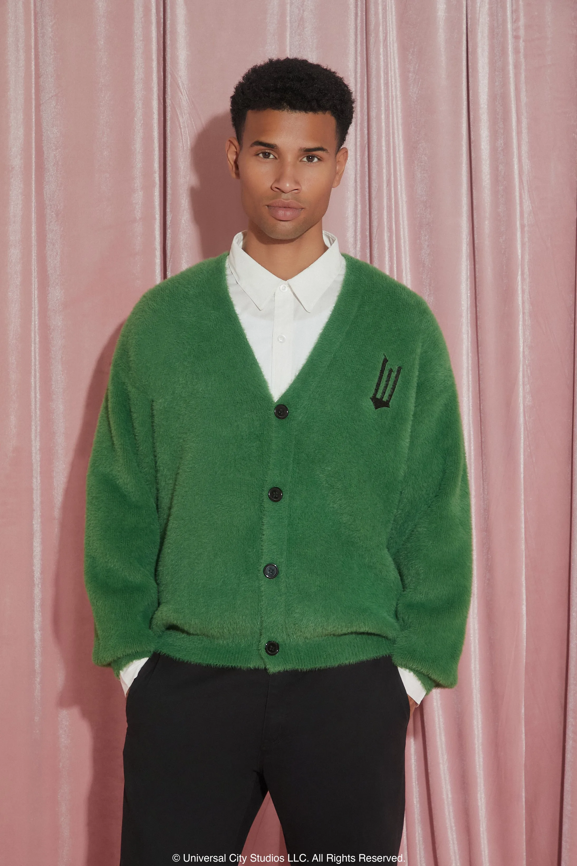 Cardigan en tricot avec motif brodé Wicked sold by Urban Planet