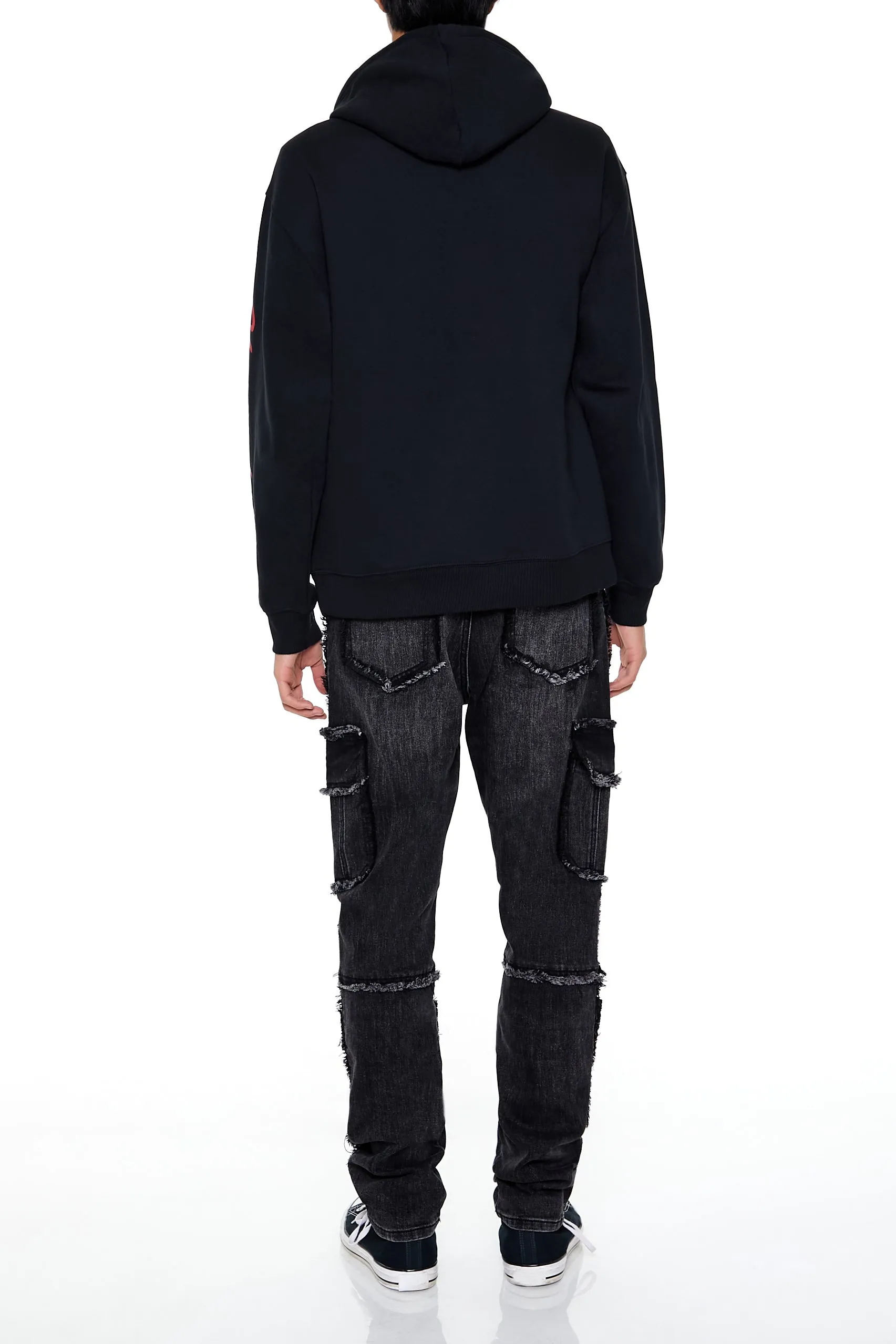 Frayed Slim Fit Cargo Jean sold by Urban Planet product image thumbnail 3