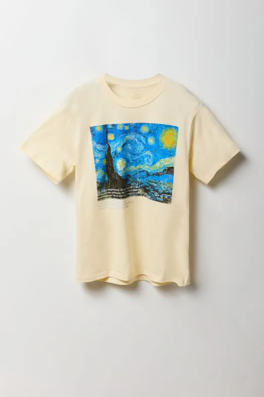 Starry Night Graphic T-Shirt sold by Urban Planet
