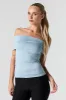 Contour Off Shoulder Top sold by Urban Planet