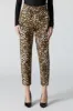 Pantalon taille froissée à imprimé guépard sold by Urban Planet