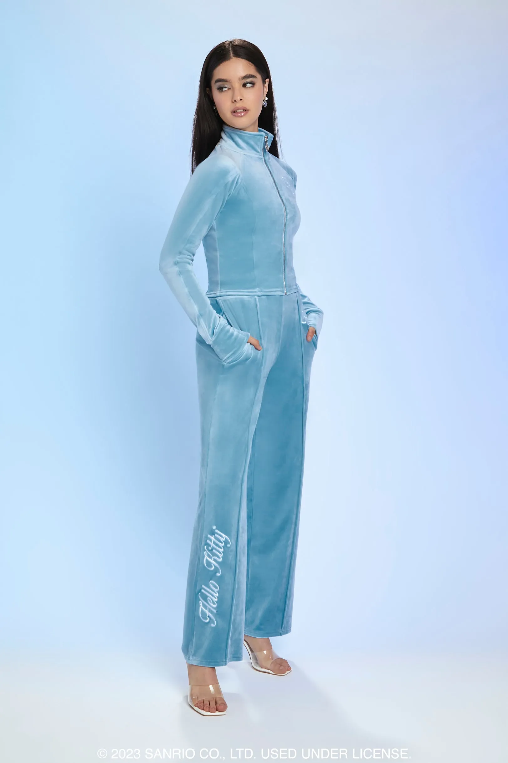 Angel Hello Kitty Velour Pant sold by Urban Planet