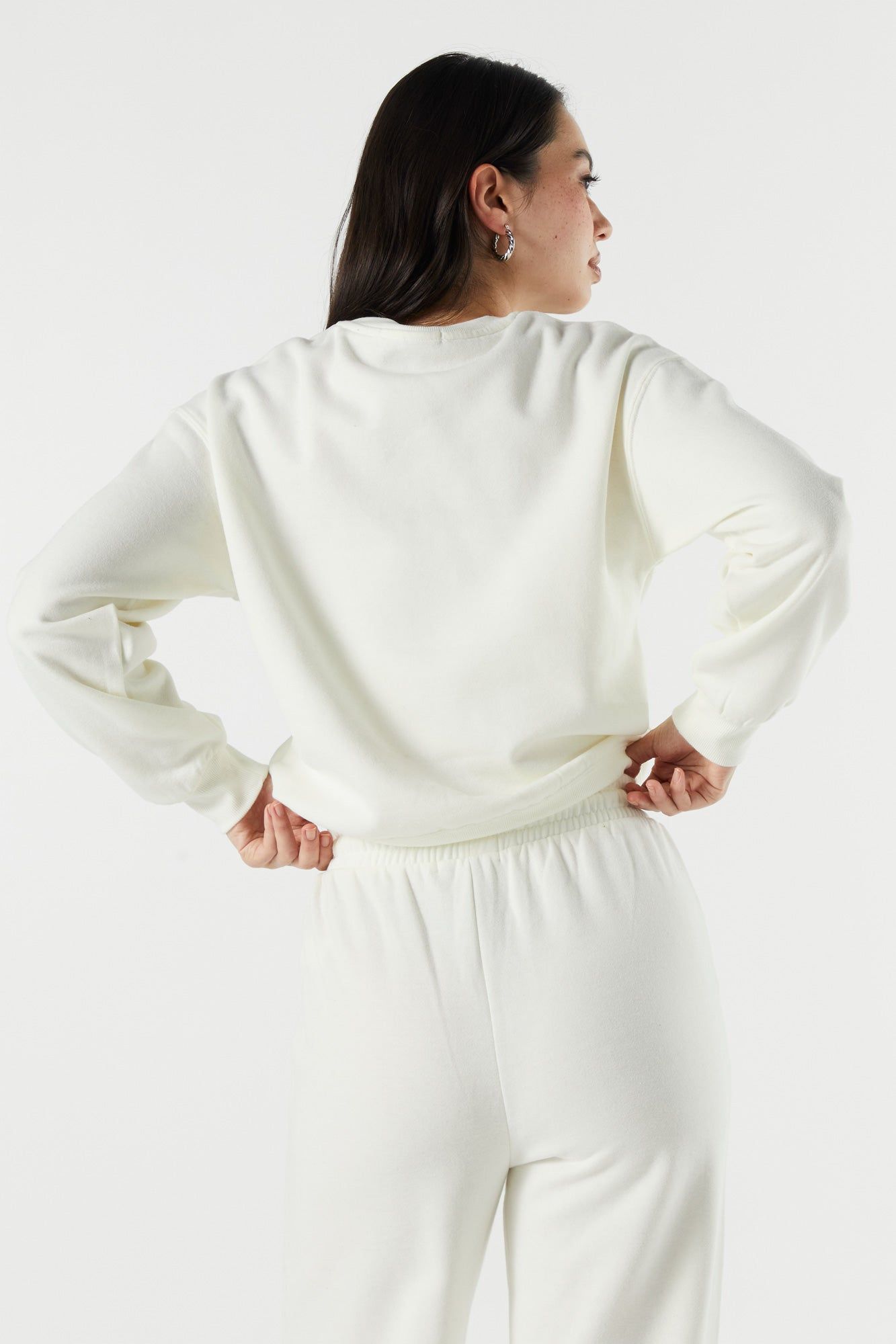 Chandail ras du cou surdimensionné en molleton sold by Urban Planet product image thumbnail 8