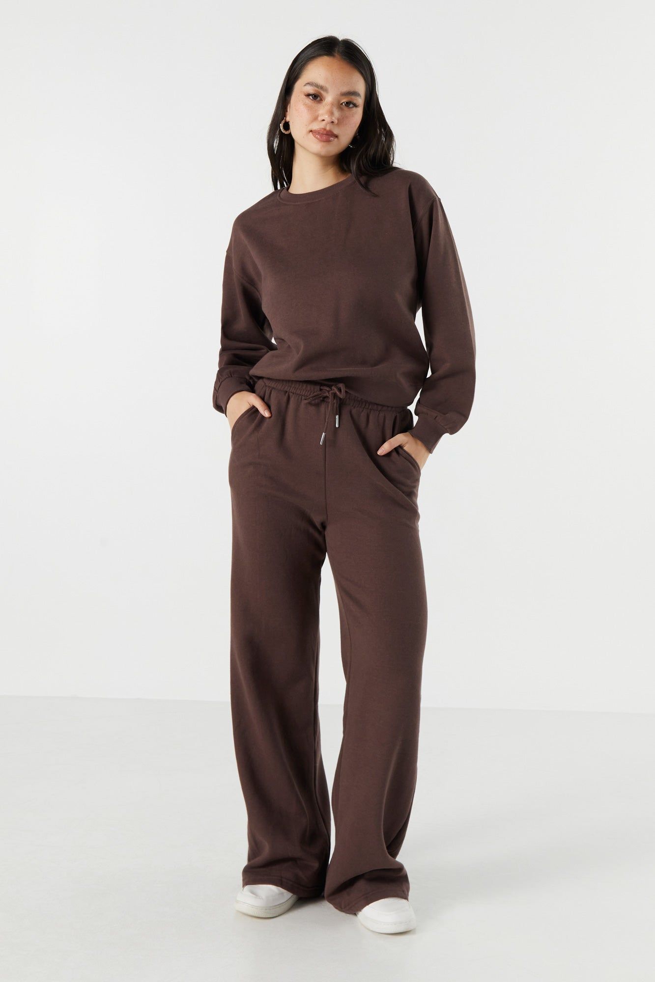 Chandail ras du cou surdimensionné en molleton sold by Urban Planet product image thumbnail 15