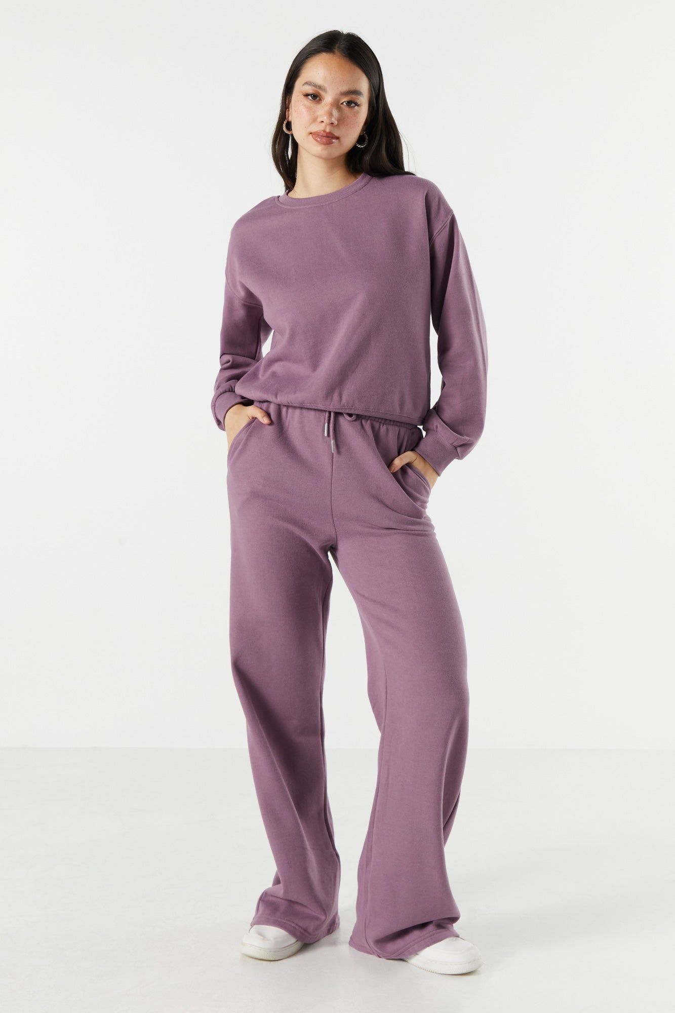 Chandail ras du cou surdimensionné en molleton sold by Urban Planet product image thumbnail 18