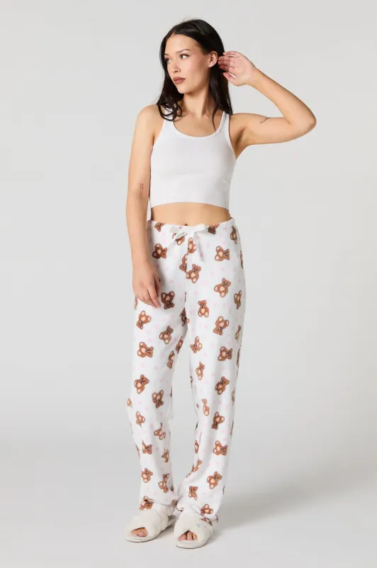 Pantalon de pyjama en peluche imprimé sold by Urban Planet