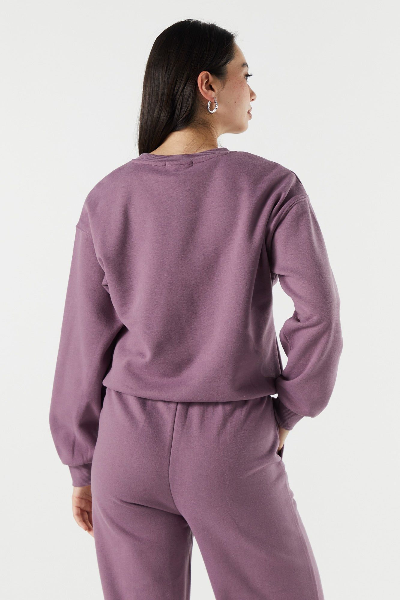 Chandail ras du cou surdimensionné en molleton sold by Urban Planet product image thumbnail 17