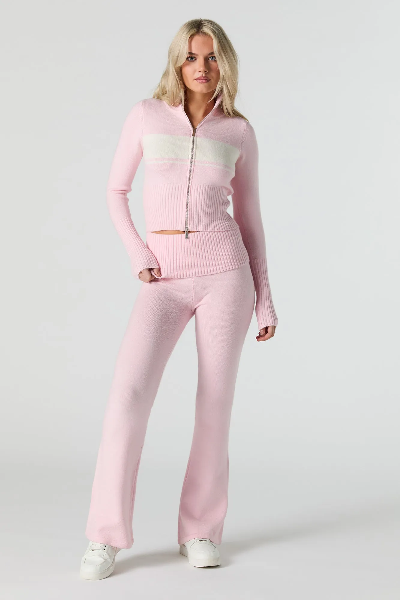 Chandail à col roulé en tricot à glissière sold by Urban Planet product image thumbnail 3