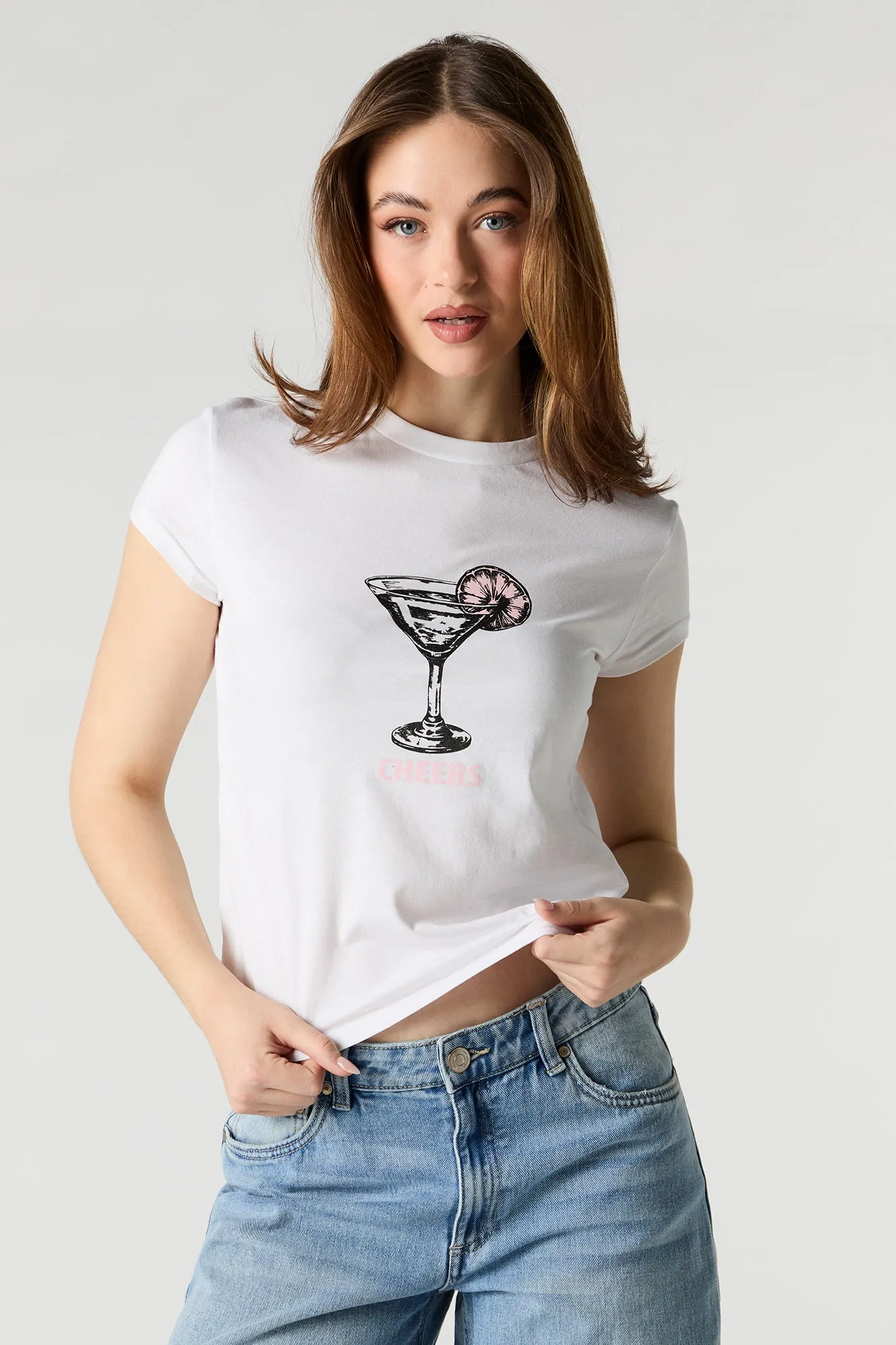 T-shirt à imprimé Martini sold by Urban Planet