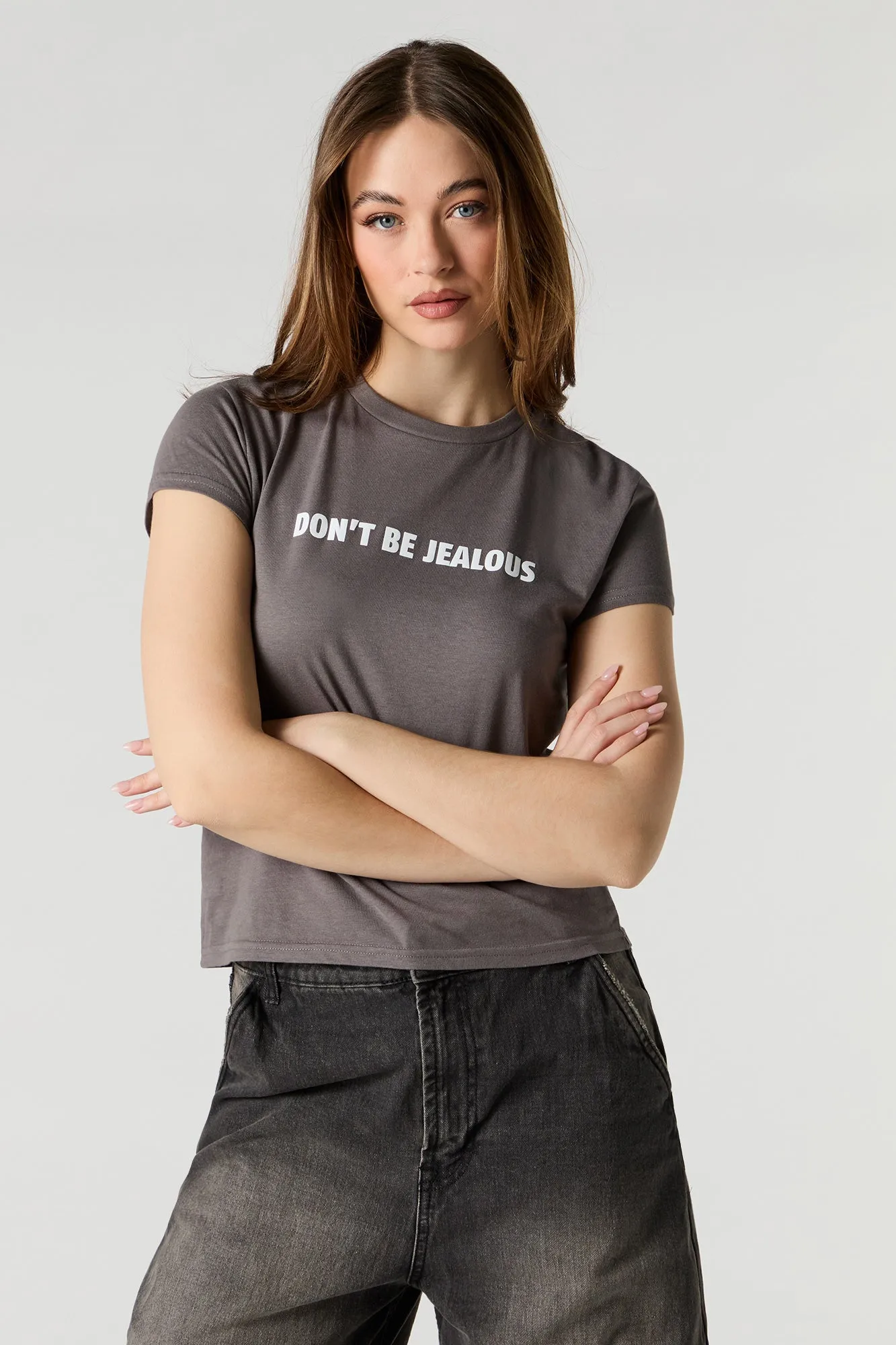 Don't Be Jealous T-Shirt sold by Urban Planet product image thumbnail 4