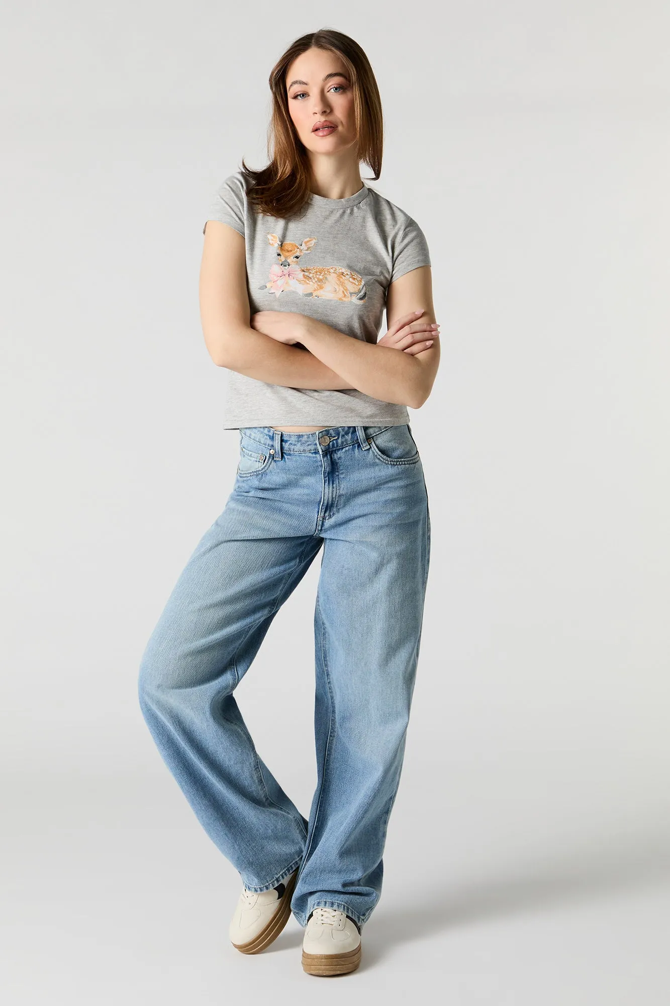 Deer Graphic T-Shirt sold by Urban Planet product image thumbnail 3