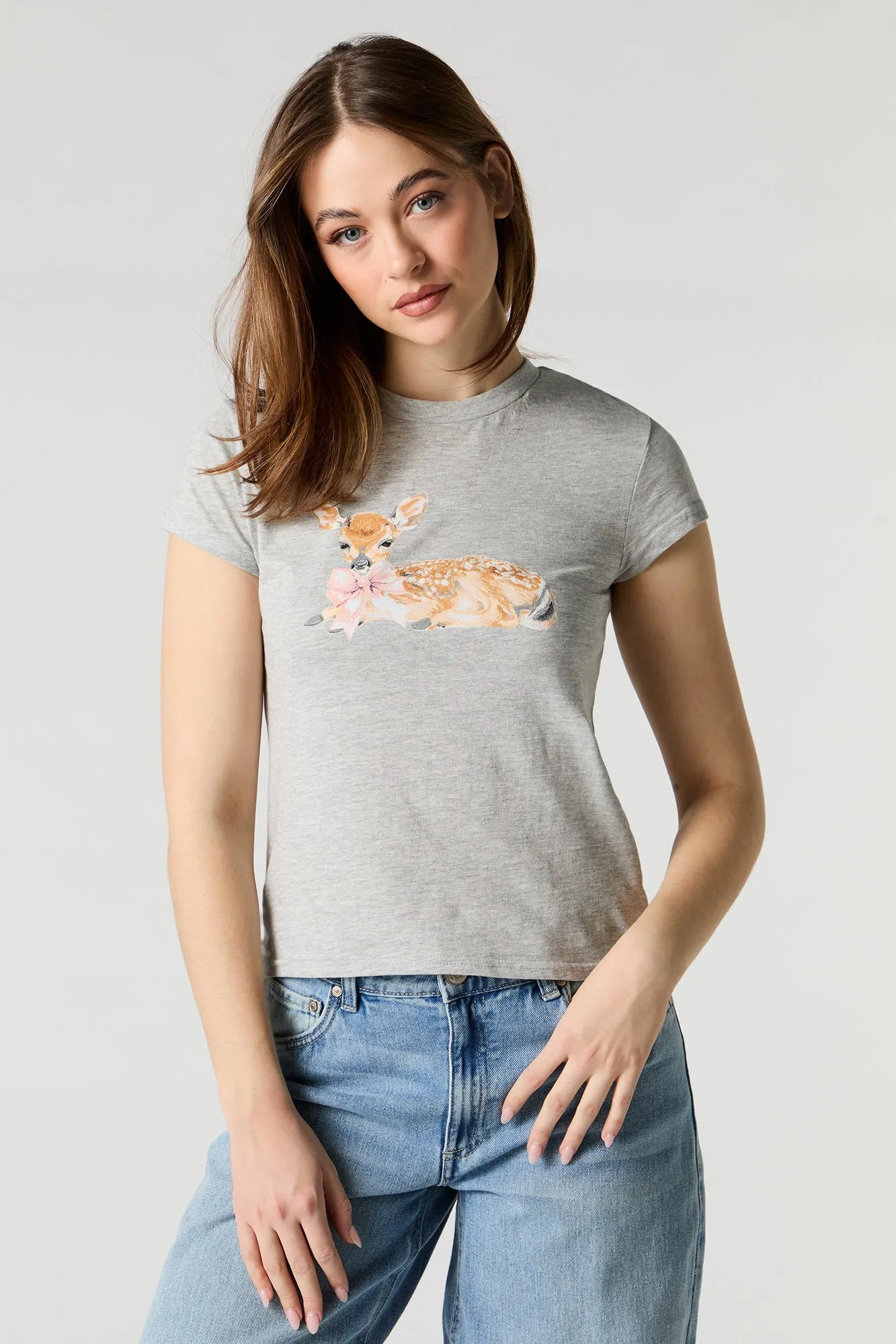 Deer Graphic T-Shirt sold by Urban Planet