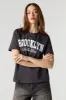 T-shirt de coupe garçonne à imprimé Brooklyn sold by Urban Planet