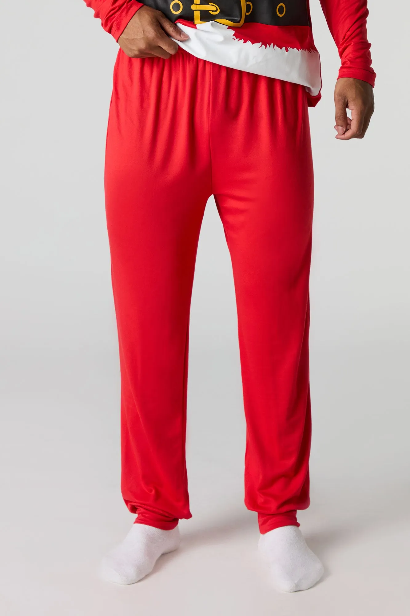 Adult Fammy Jammies Santa Squad 2 Piece Pajama Set sold by Urban Planet product image thumbnail 4