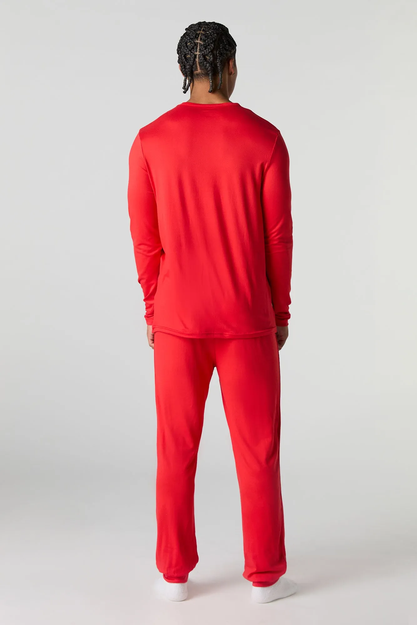 Adult Fammy Jammies Santa Squad 2 Piece Pajama Set sold by Urban Planet product image thumbnail 5