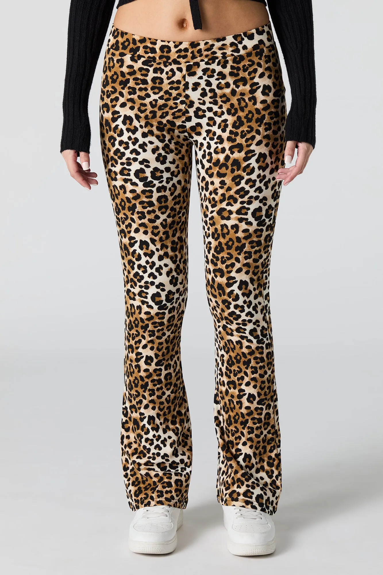 Cheetah Print Flare Pant sold by Urban Planet product image thumbnail 5