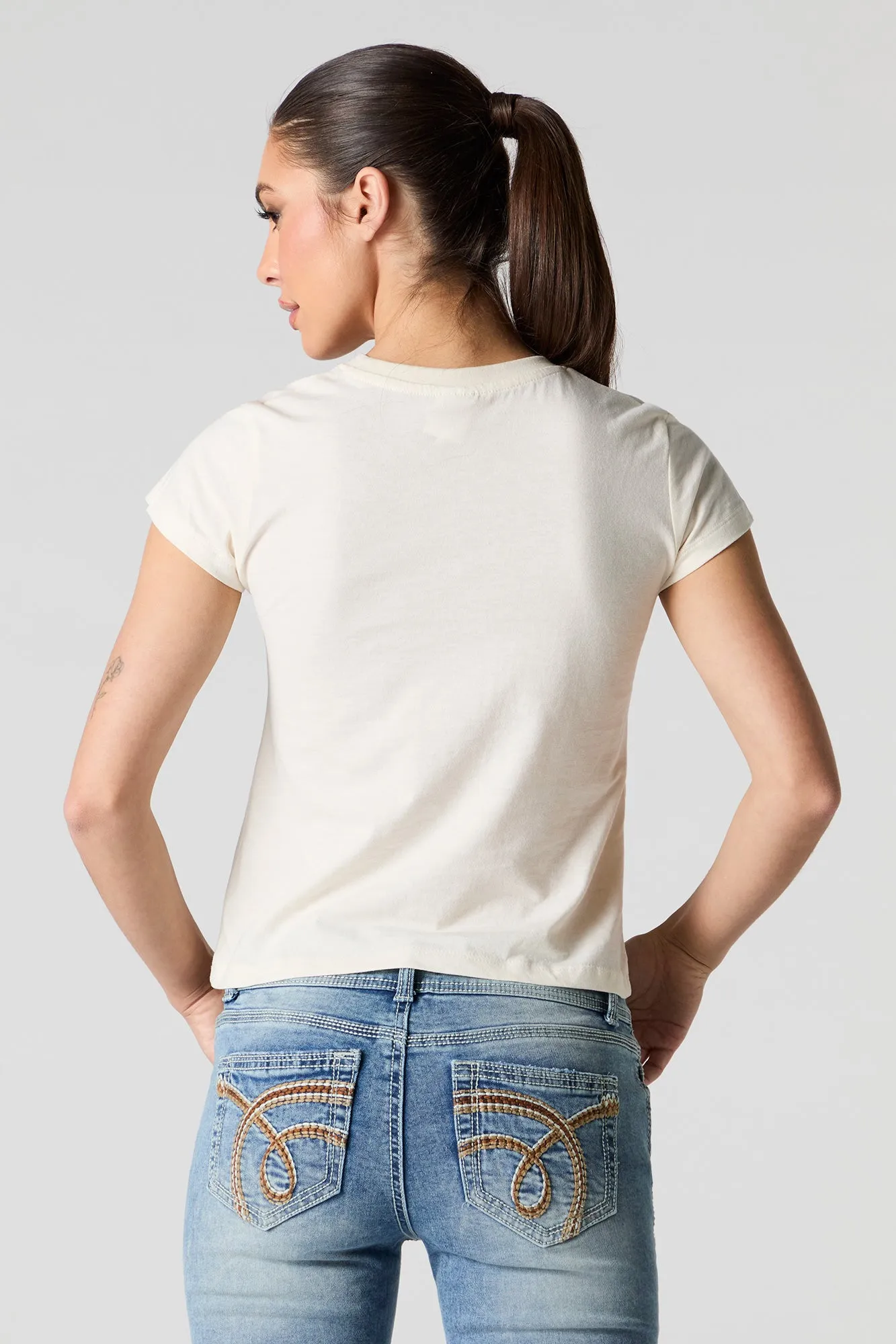 T-shirt à imprimé à carreaux 88 sold by Urban Planet product image thumbnail 2