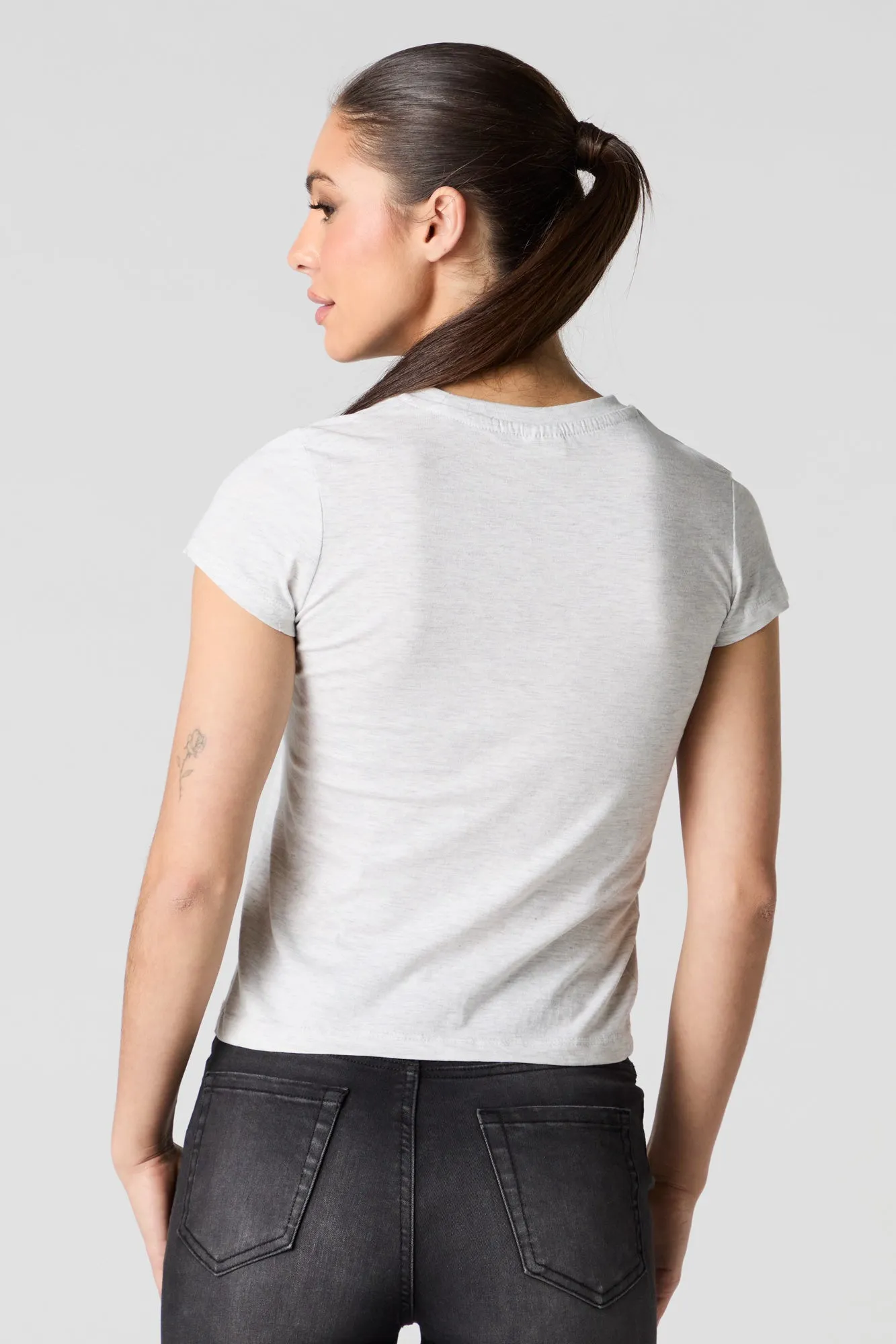 T-shirt ajusté à imprimé Not Today sold by Urban Planet product image thumbnail 2