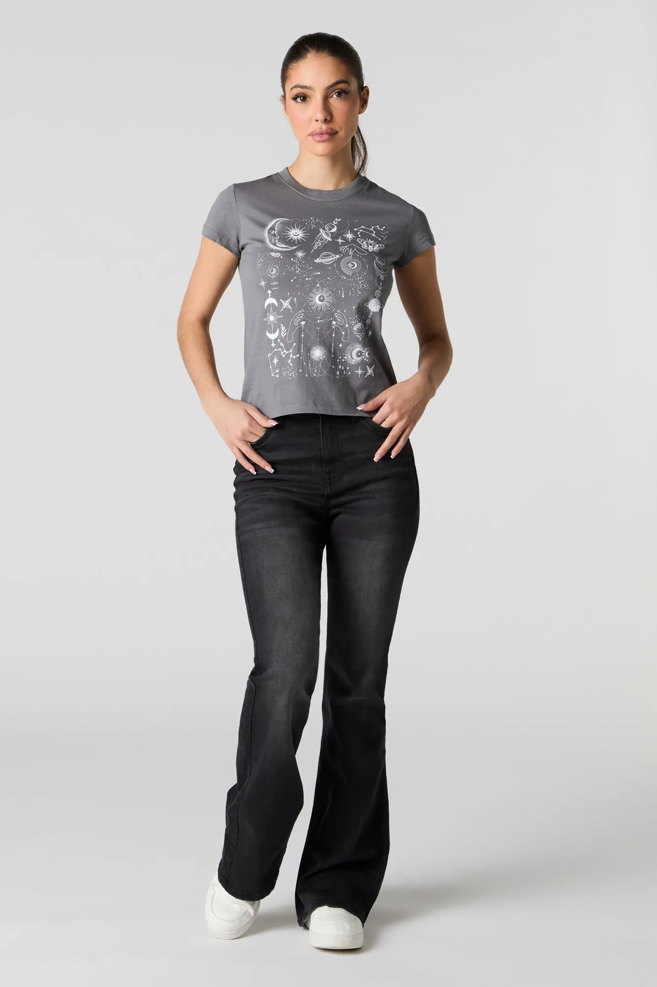 Mystic Graphic Fitted T-Shirt sold by Urban Planet product image thumbnail 3