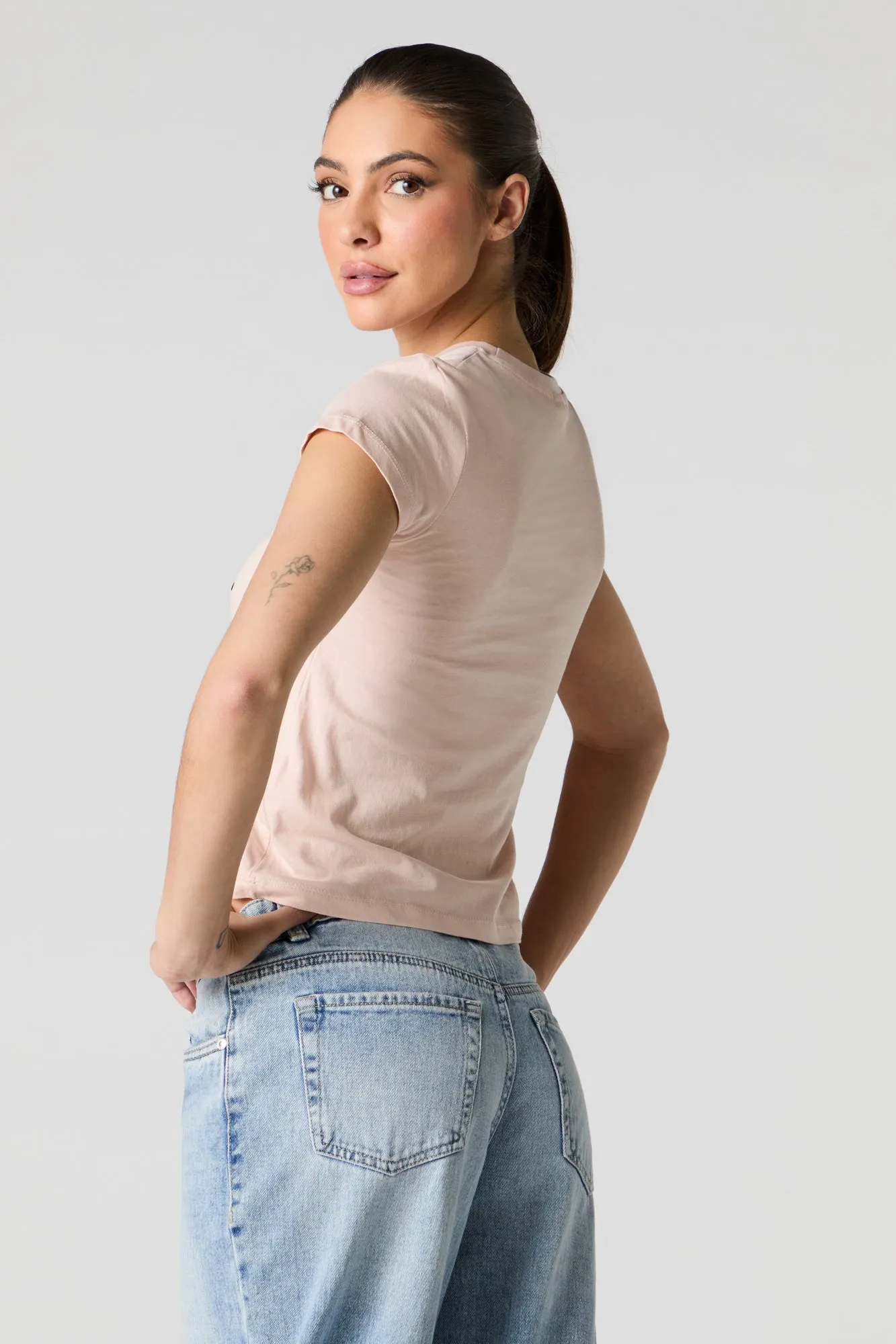 T-shirt à imprimé Not My Problem sold by Urban Planet product image thumbnail 2