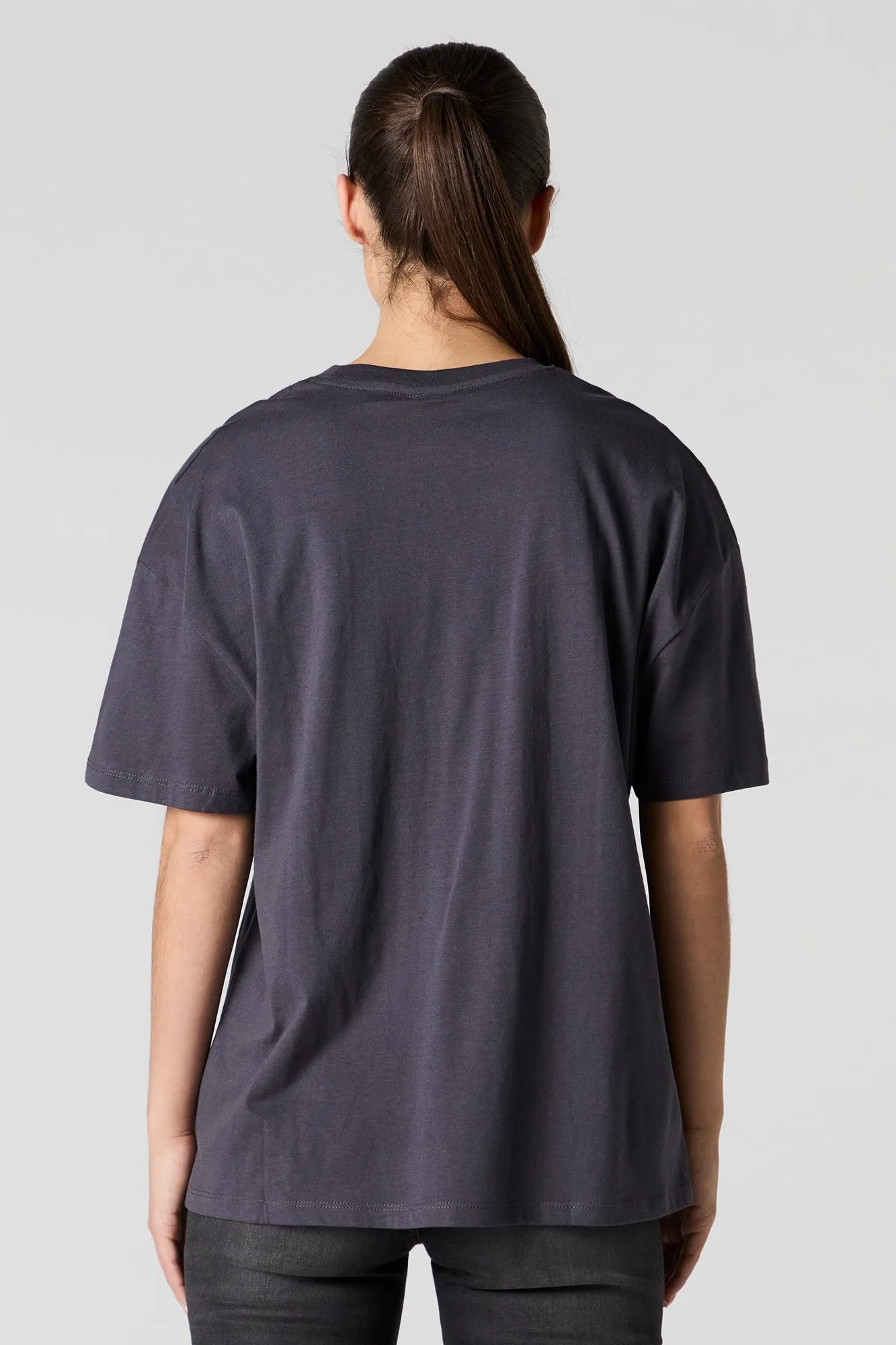 T-shirt coupe garçonne à imprimé de dessin animé Valentin sold by Urban Planet product image thumbnail 5