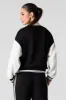 Colourblock Varsity Jacket sold by Urban Planet