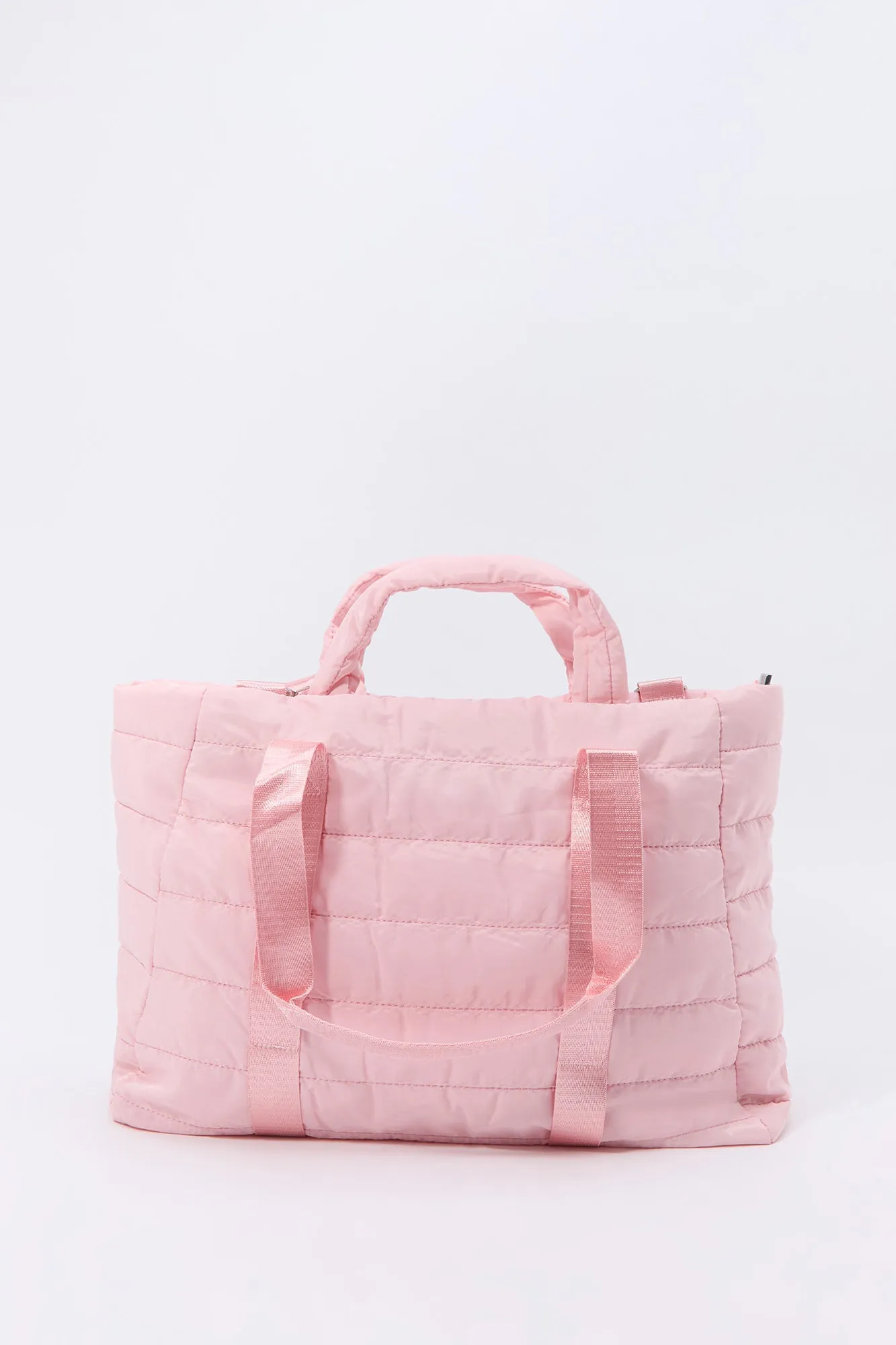 Quilted Nylon Tote Bag sold by Urban Planet product image thumbnail 3