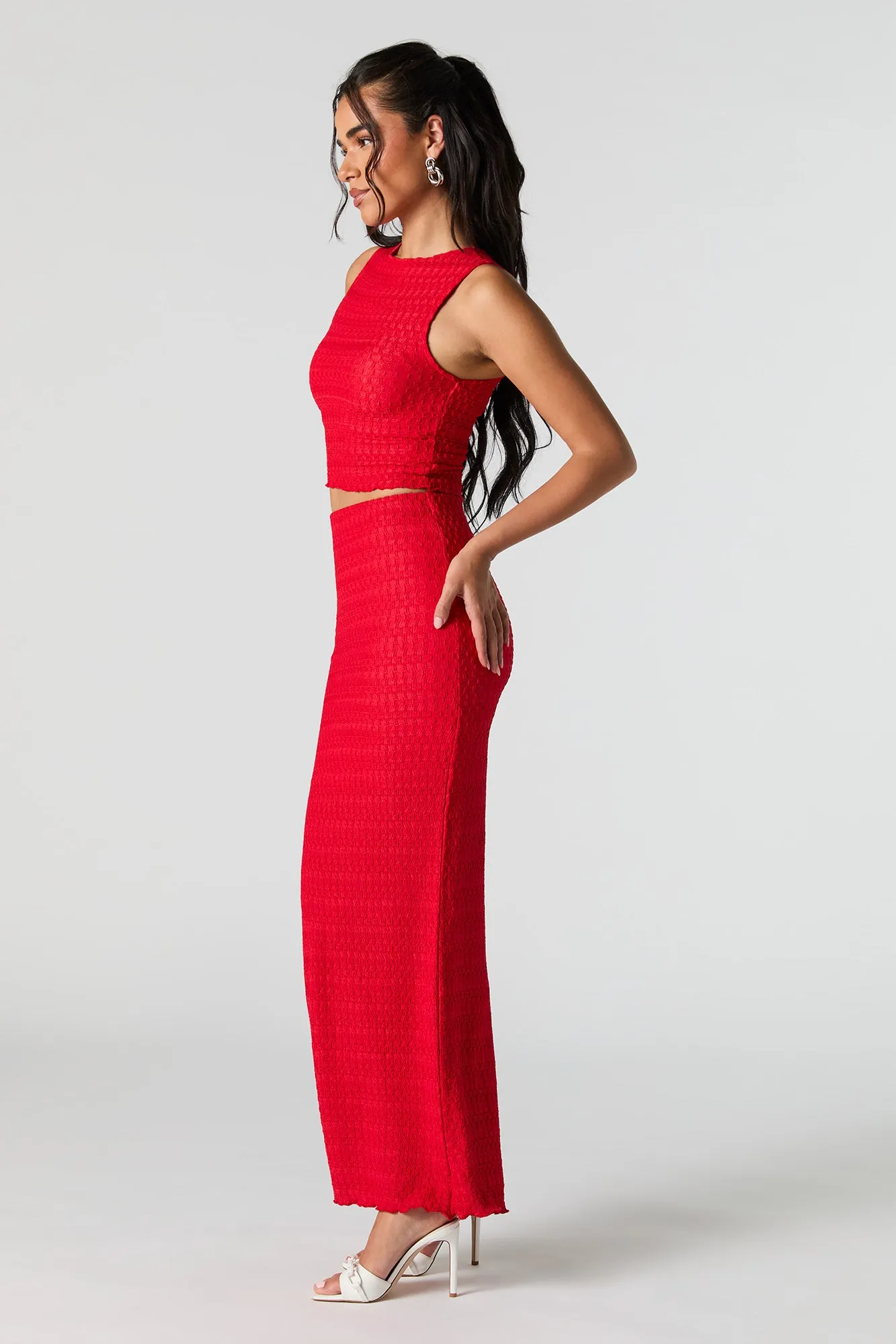 Textured Maxi Skirt sold by Urban Planet product image thumbnail 2