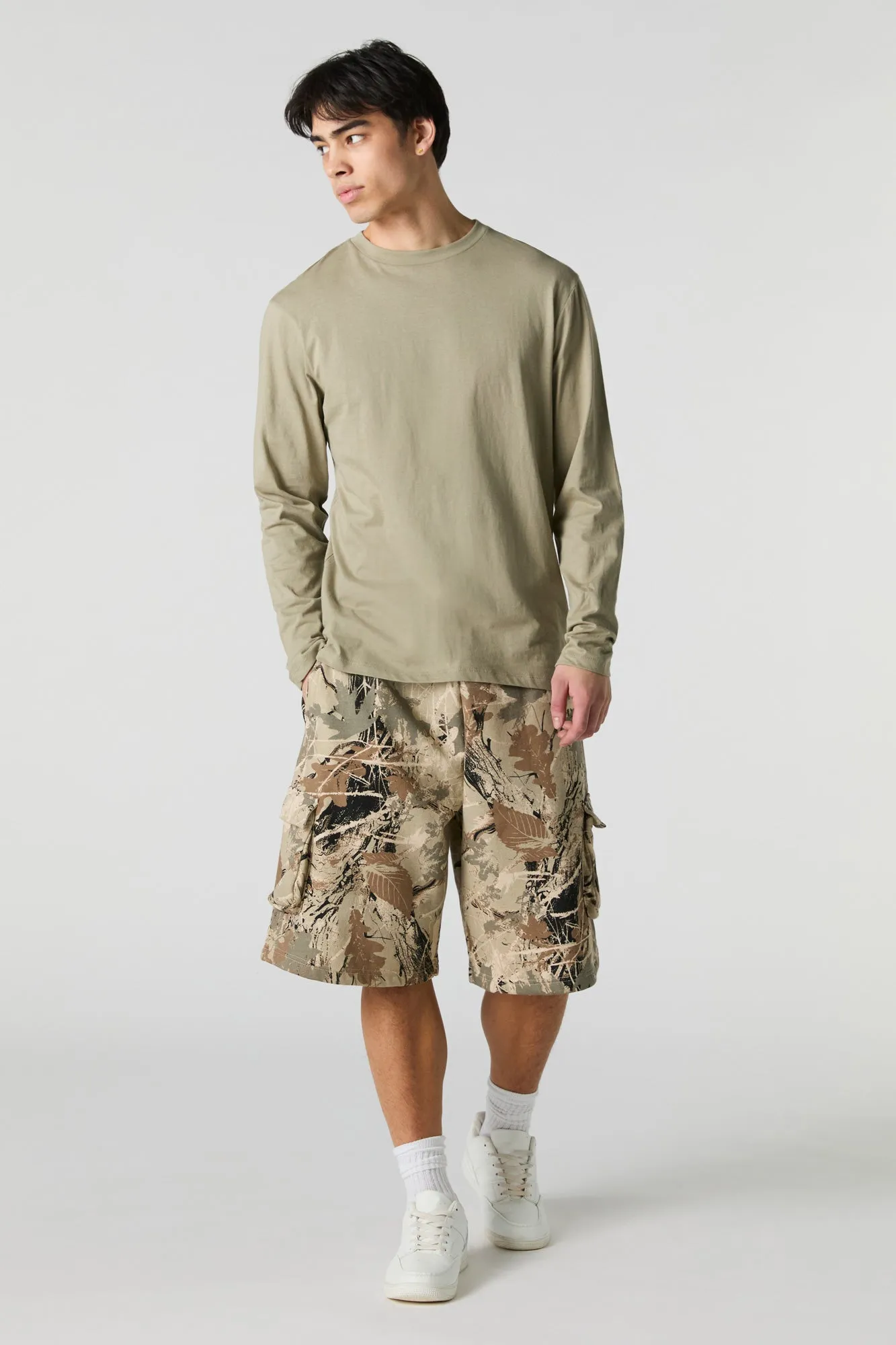 Fleece Cargo Jort sold by Urban Planet product image thumbnail 4