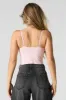 Seamless Lace Trim Cami with Built-In Bra Cups sold by Urban Planet