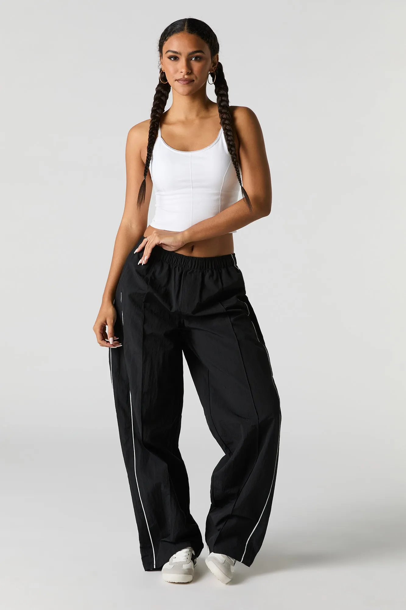 Nylon Wide Leg Pant sold by Urban Planet product image thumbnail 5