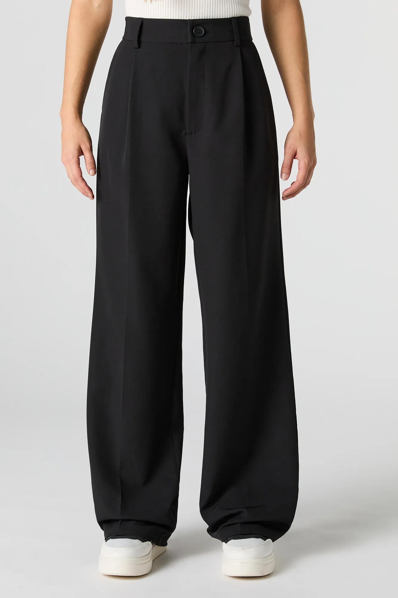Elastic Waist Wide Leg Dress Pant sold by Urban Planet product image thumbnail 5