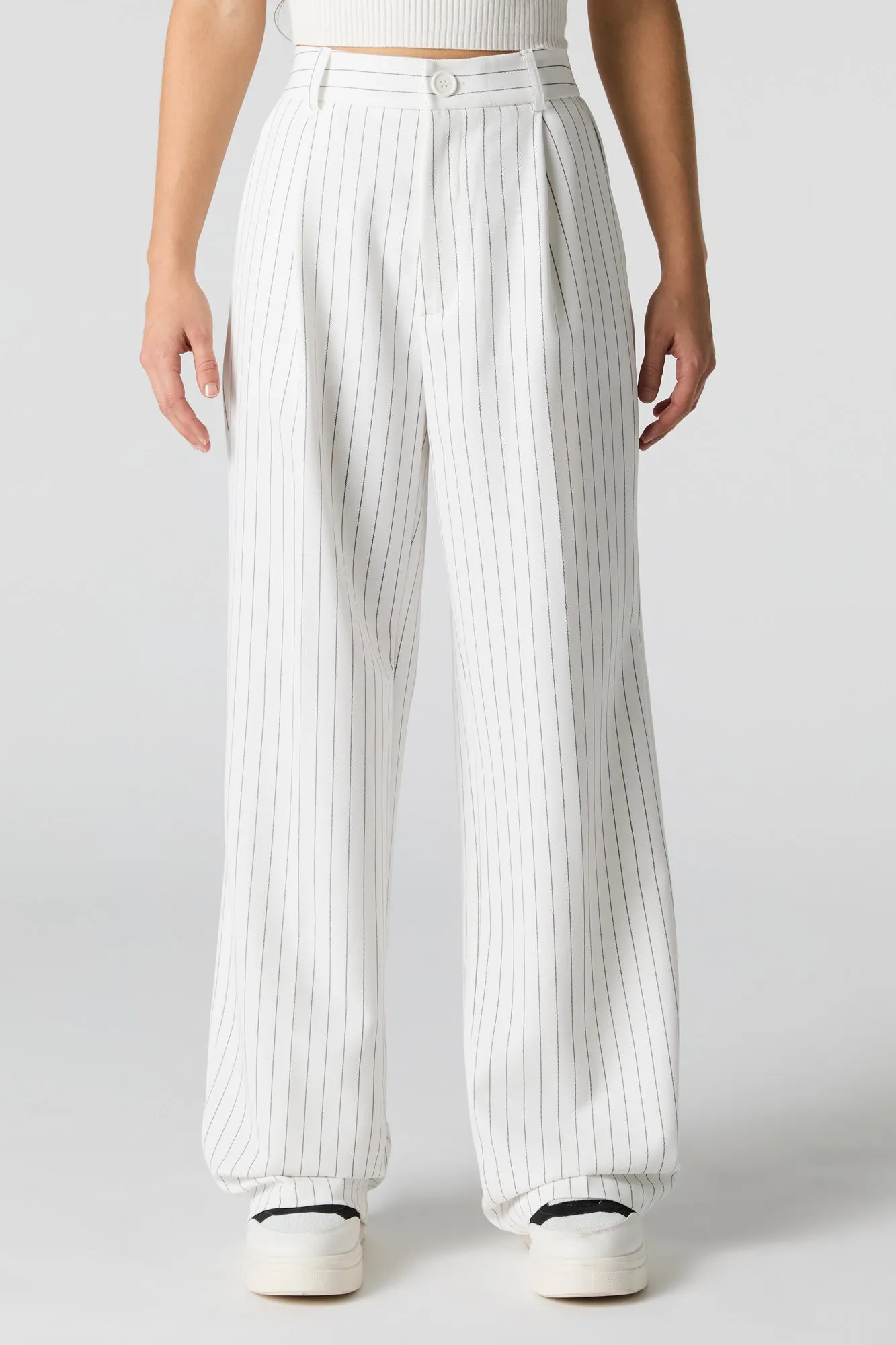 Elastic Waist Wide Leg Dress Pant sold by Urban Planet product image thumbnail 2