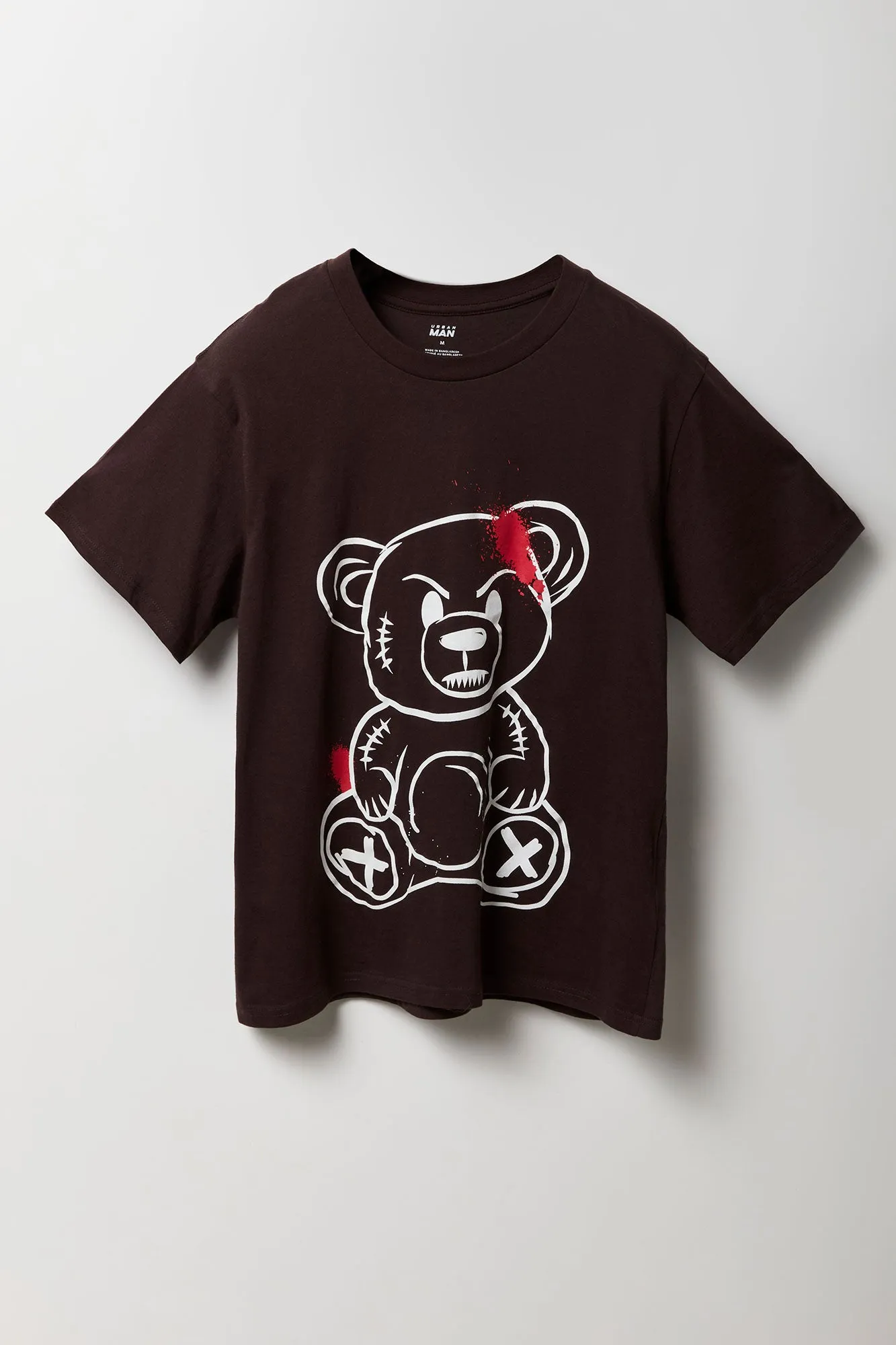 Angry Teddy Graphic T-Shirt sold by Urban Planet