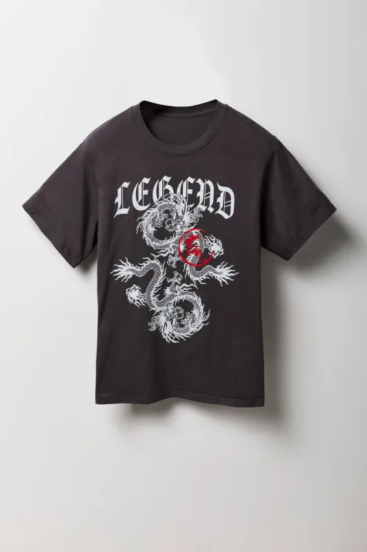 T-shirt à imprimé Legend sold by Urban Planet