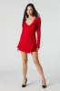 Textured Surplice Wrap Romper sold by Urban Planet