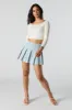 Solid Pleated Mini Skort sold by Urban Planet