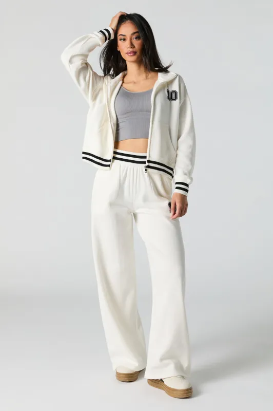 10 Embroidered Fleece Wide Leg Sweatpant sold by Urban Planet