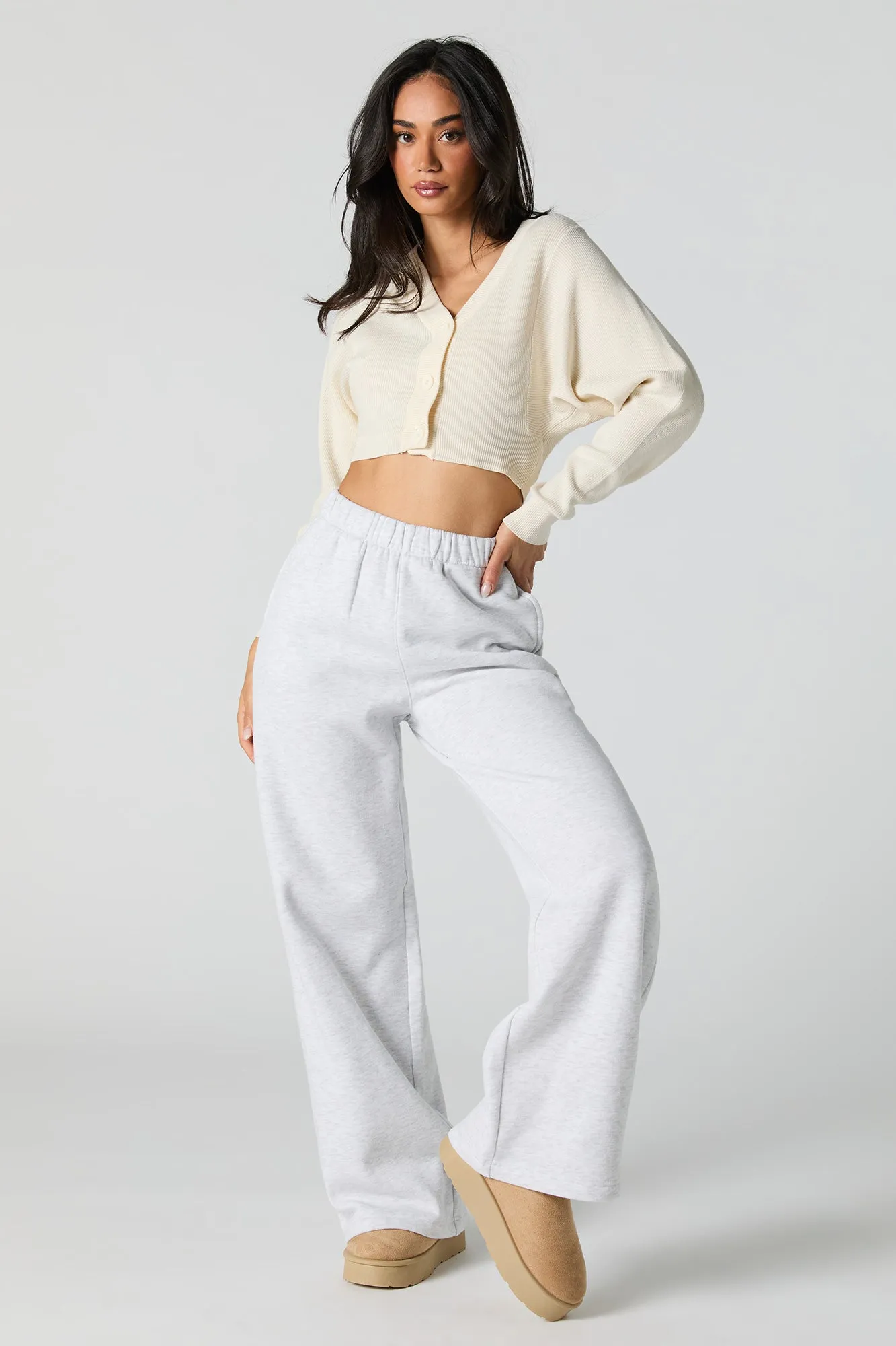 Classic Fleece Wide Leg Sweatpant sold by Urban Planet