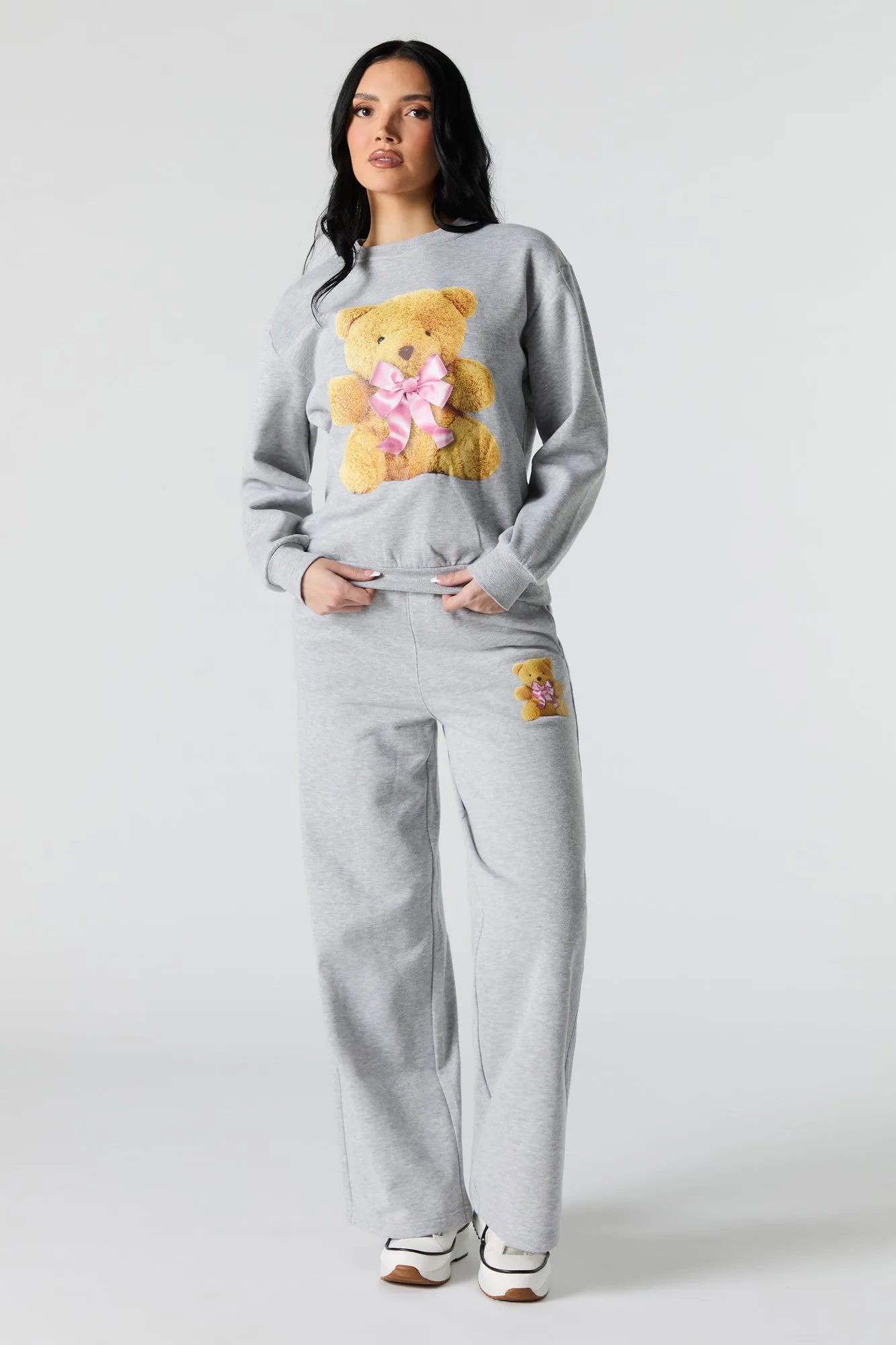 Graphic Fleece Sweatshirt sold by Urban Planet product image thumbnail 3