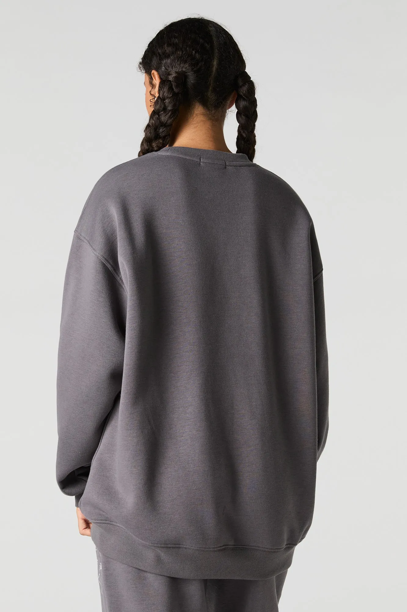 Graphic Fleece Oversized Sweatshirt sold by Urban Planet product image thumbnail 5