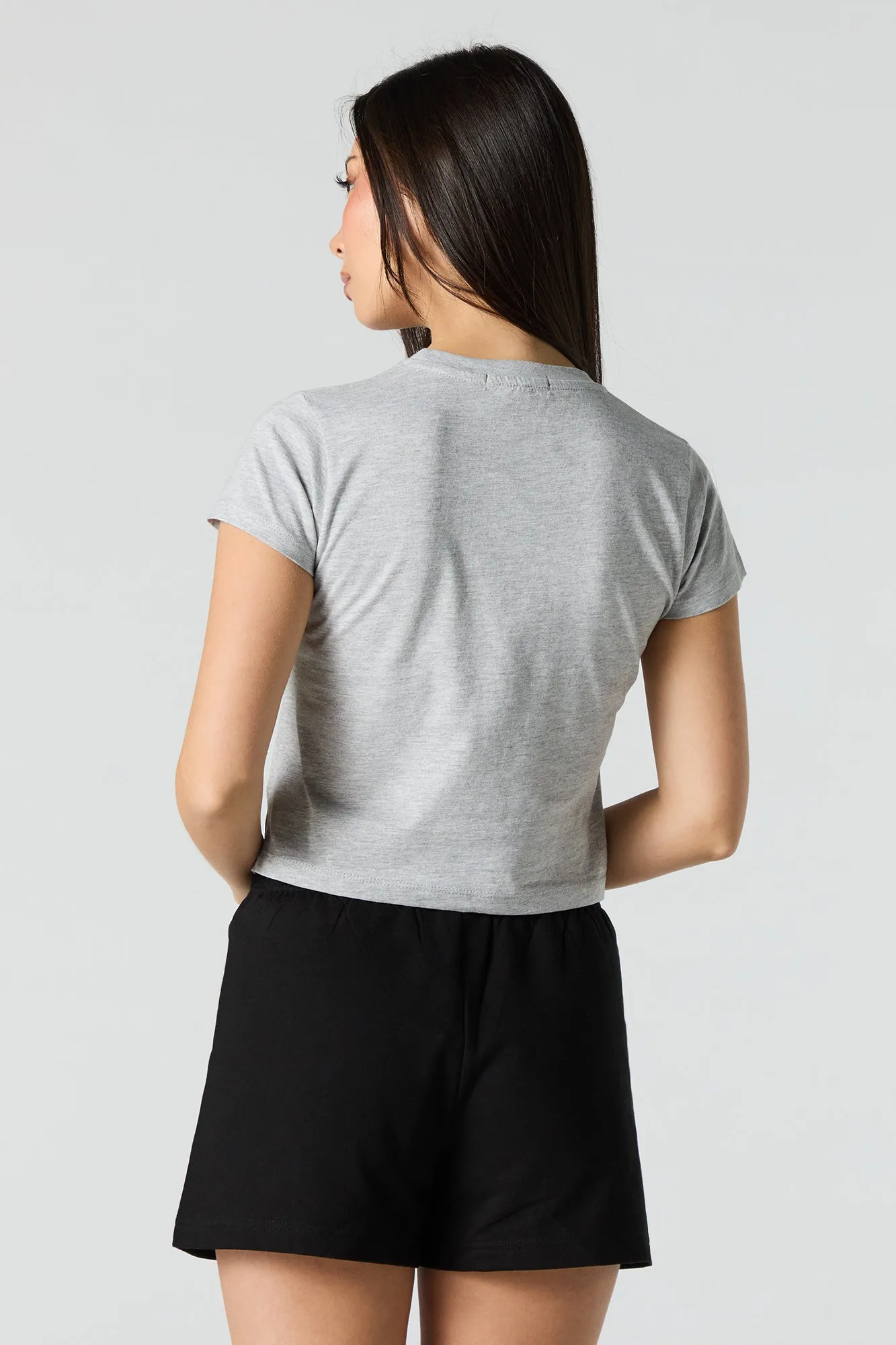 T-shirt ultracourt à imprimé Cherry on Top sold by Urban Planet product image thumbnail 2